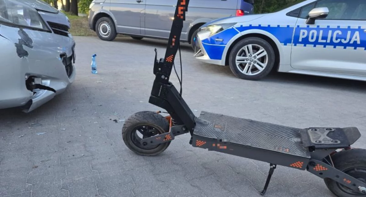 BMW potrąciło nastolatków jadących na hulajnodze. Wchodzą nowe przepisy