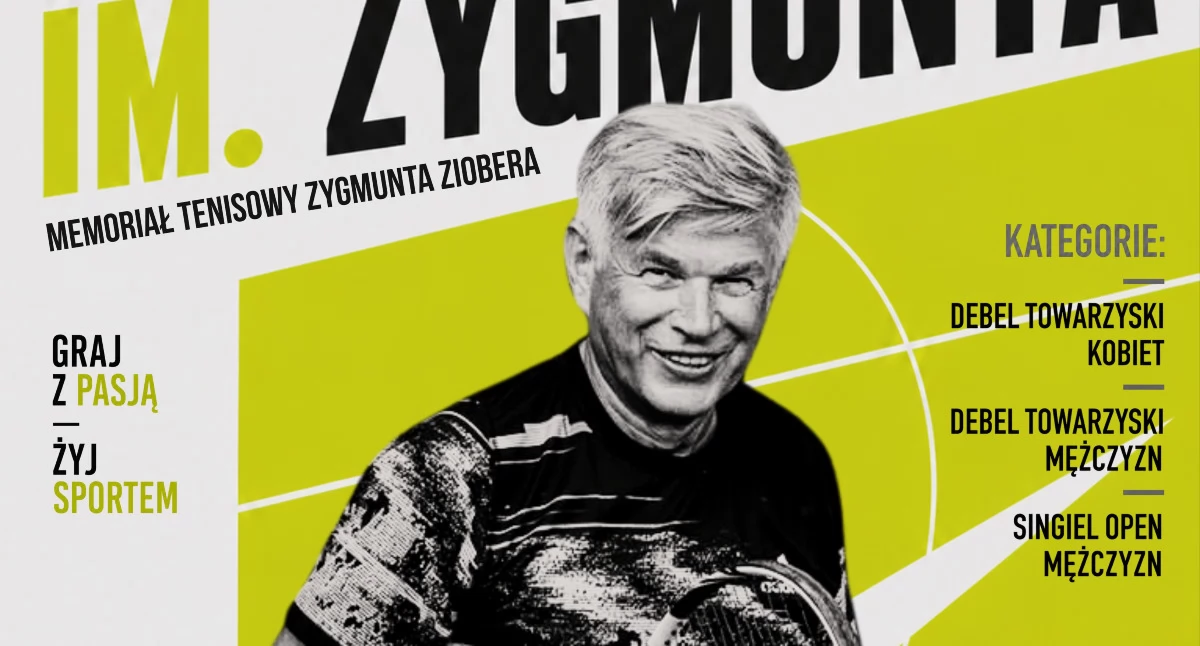 Turniej tenisowy im. Zygmunta Ziobera już w najbliższą sobotę