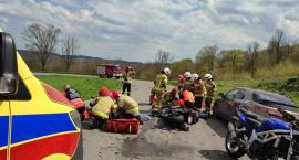 Izdebki: Czołowo zderzyli się dwaj motocykliści. Obaj z powiatu przemyskiego