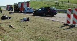 Chwila grozy na autostradzie A4