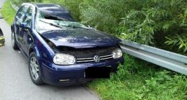 Ranna kobieta w zderzeniu volkswagena z isuzu