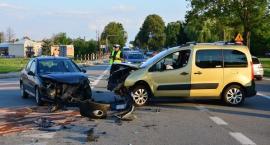 Zderzenie citroena z peugeotem [ZDJĘCIA]