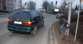 Rowerzystka potrącona na przejściu dla pieszych