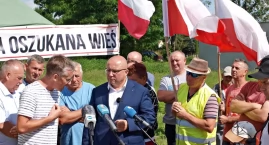 Koniec blokady drogi w Duńkowiczkach [ZDJĘCIA]