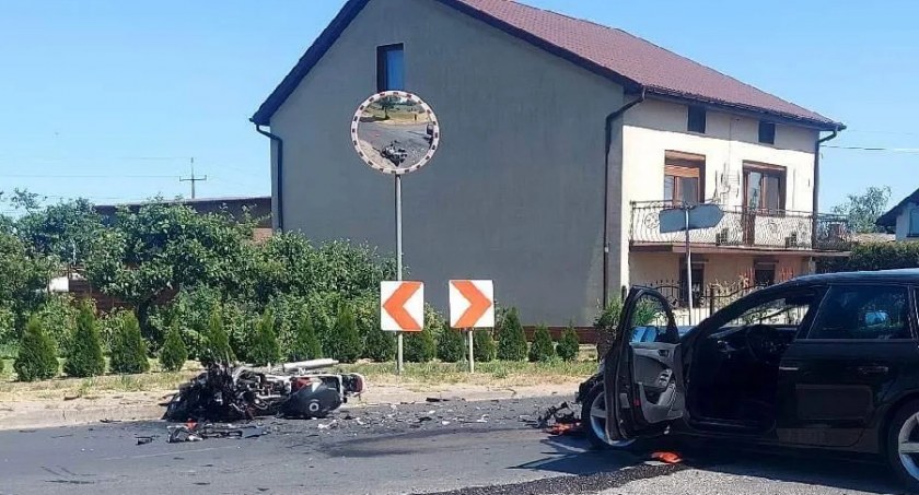 Zginął motocyklista