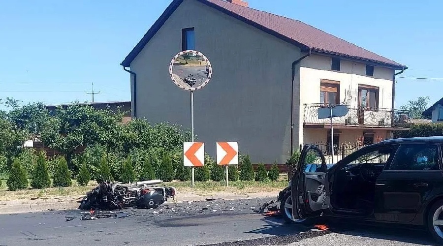 Zginął motocyklista