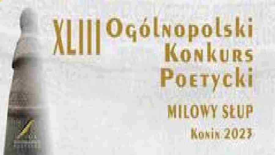Konkurs poetycki Milowy Słup