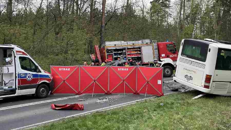 Śmiertelny wypadek w Kazimierzu Biskupim