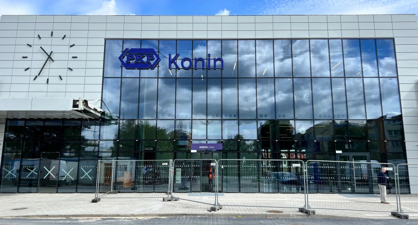 Dworzec kolejowy w Koninie jest już otwarty 