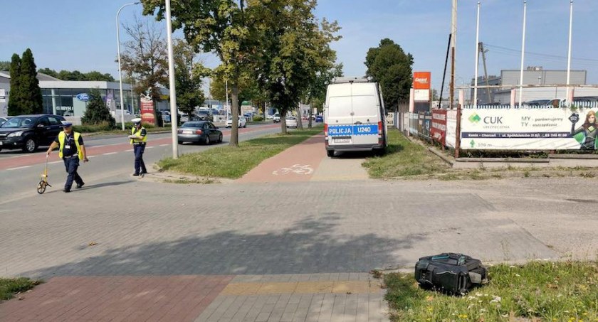 Potrącenie 21-latka na ścieżce pieszo-rowerowej