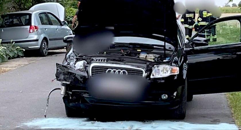 Wypadek w miejscowości Zawadka gm. Olszówka