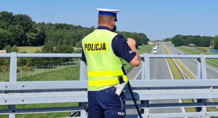 Nietypowa kontrola na autostradzie A2