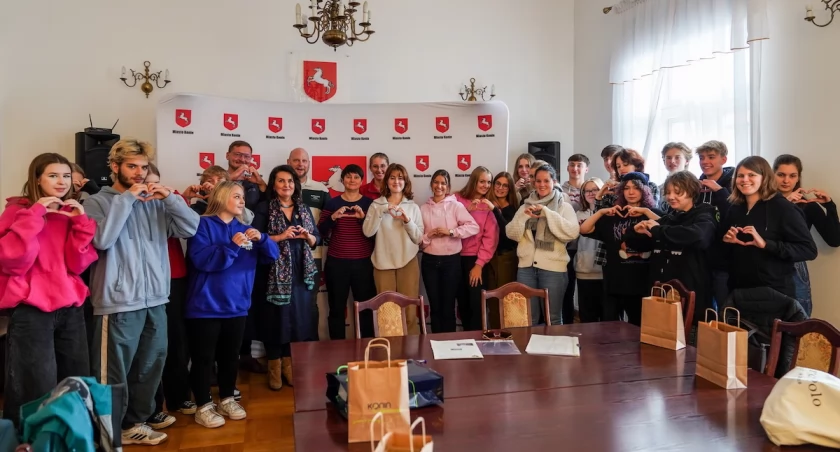 Uczniowie z Celle u prezydenta Konina