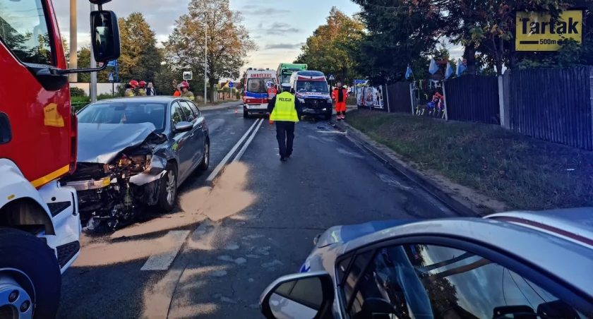 Wypadek na ul. Jana Pawła II