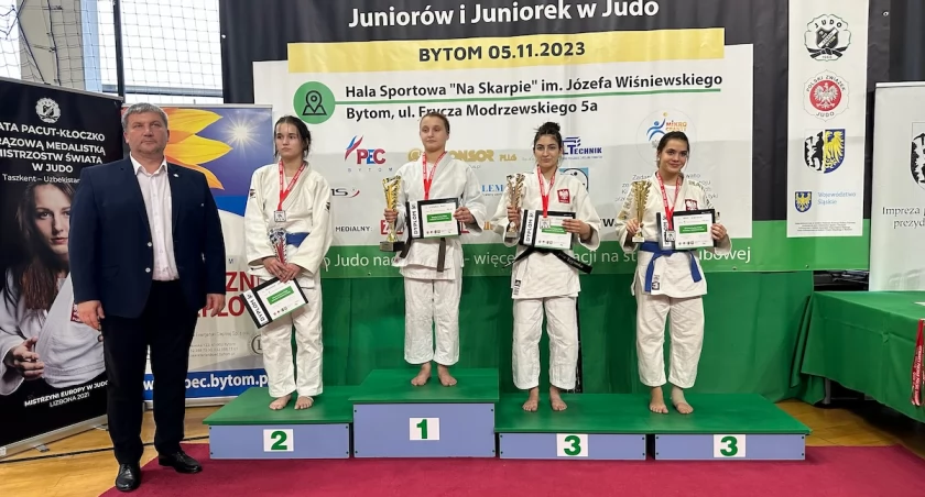 Judocy z Tuliszkowa na Pucharze Polski Juniorów w Bytomiu.