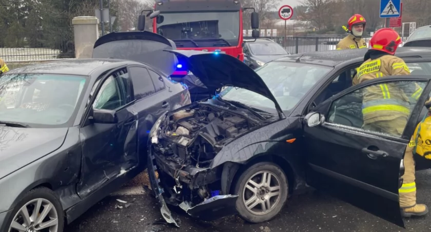 Wypadek na ul. Warszawskiej