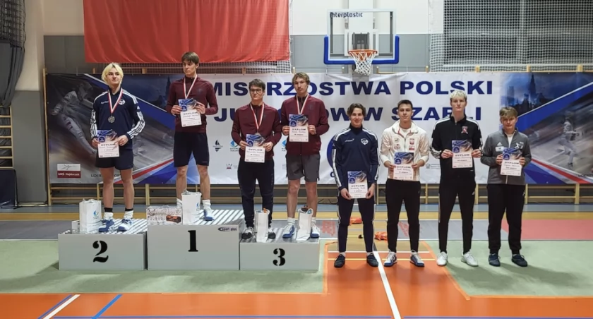 Brązowy medal Mistrzostwach Polski Juniorów w szabli dla zawodników Konińskiego Klubu Szermierczego