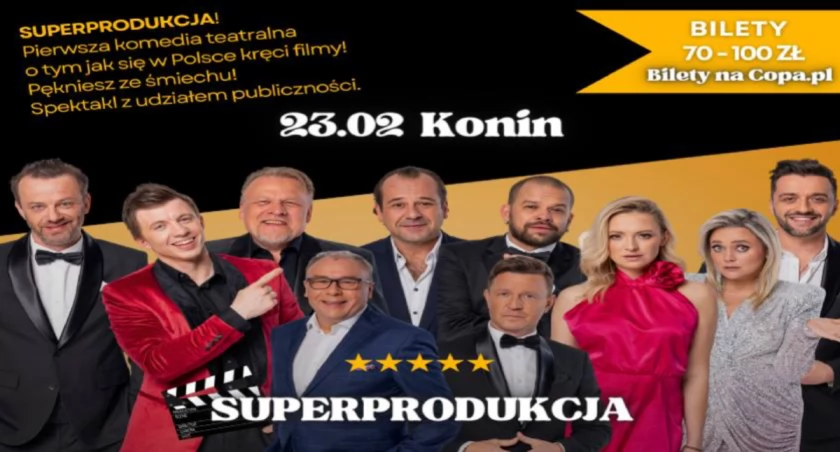 Spektakl komediowy „Superprodukcja” w Koninie