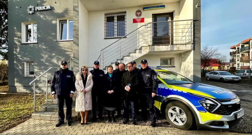 Nowy radiowóz na ulicach gmin: Goliny i Kazimierza Biskupiego.