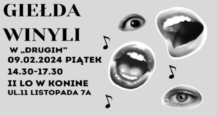 Giełdę winyli oraz płyt CD w II Liceum Ogólnokształcącym 