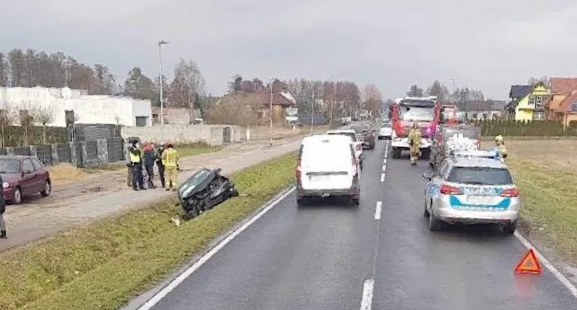 Wypadek w miejscowości Dębicz
