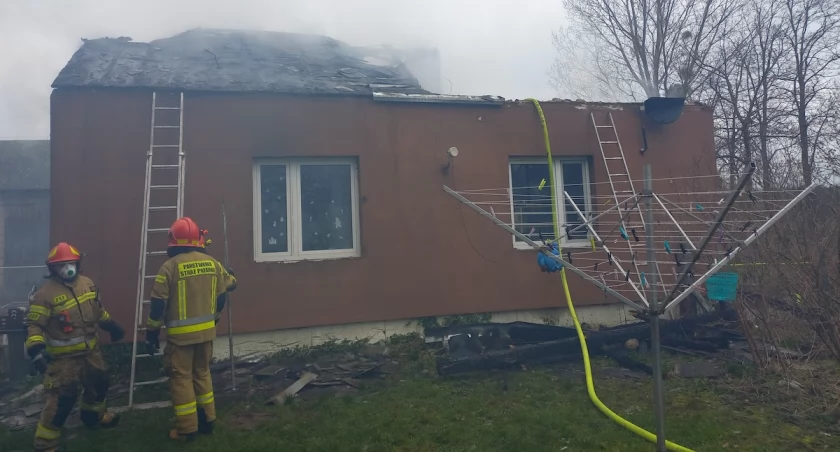 Pożar budynku mieszkalnego 