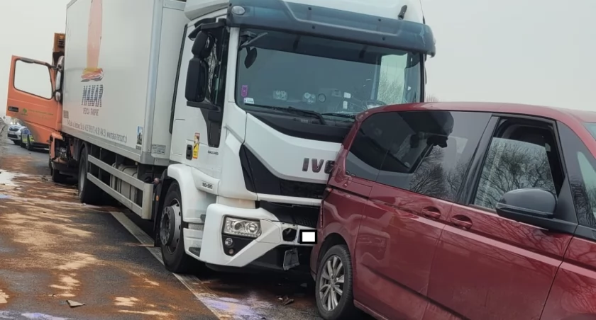 Wypadek drogowy na 303 kilometrze DK 92 