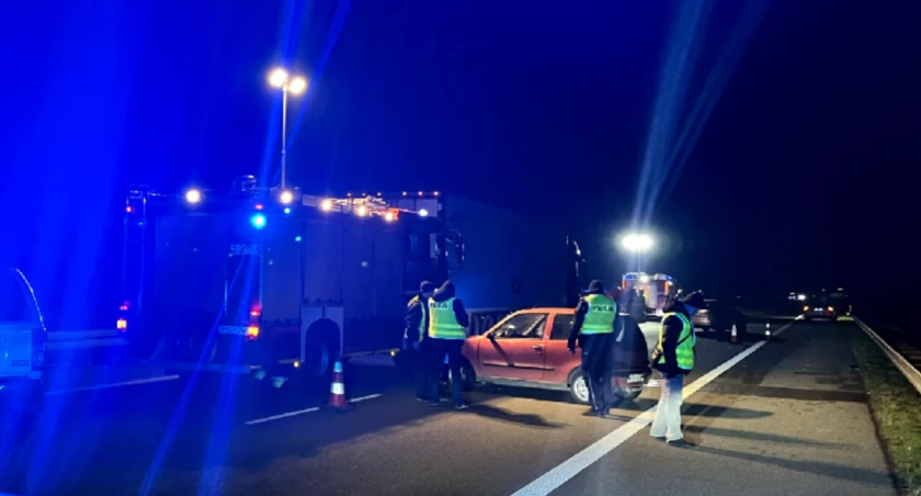 Śmiertelny wypadek na autostradzie A2