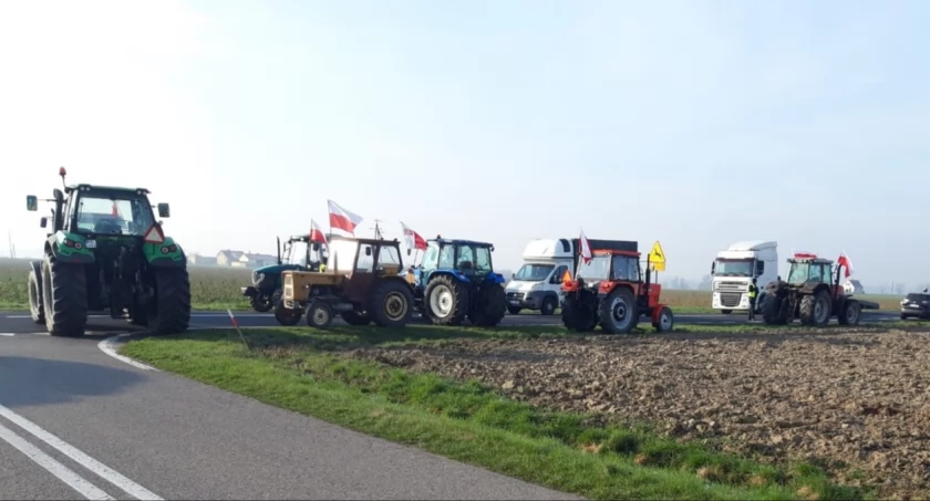 Uwaga trwają protest i blokady rolników