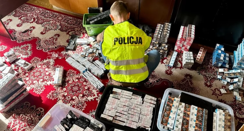 Policjanci skonfiskowali papierosy bez akcyzy