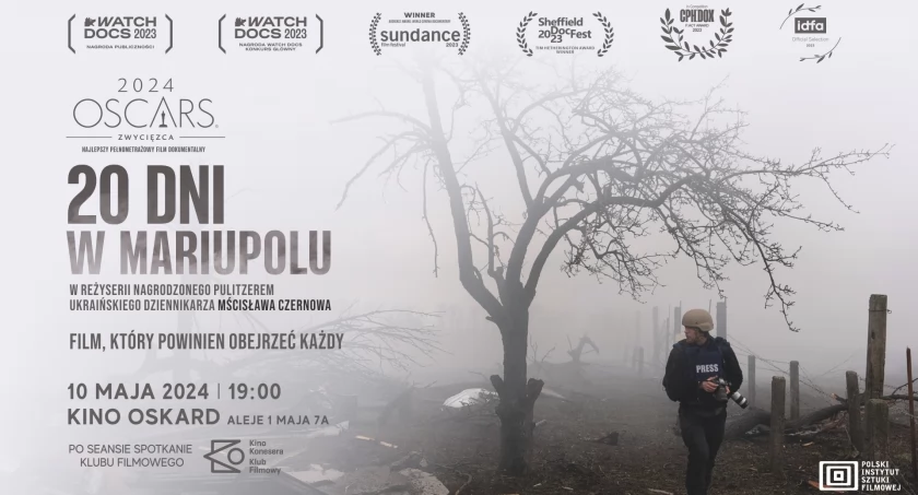Oscarowy film „20 dni w Mariupolu” w Kinie Konesera