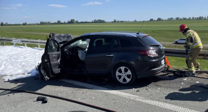 Wypadek na A2