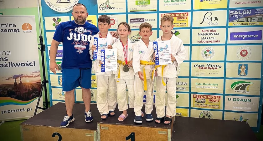 Uczniowski Klub Sportowy 7 Konin na Ogólnopolskim Turnieju Judo w Mochach