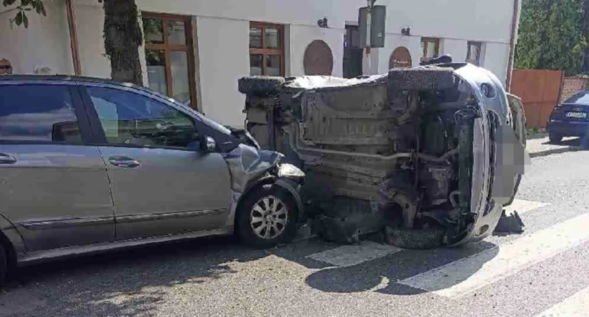 Wypadek na  skrzyżowaniu ul. Kilińskiego z ul. Mickiewicza