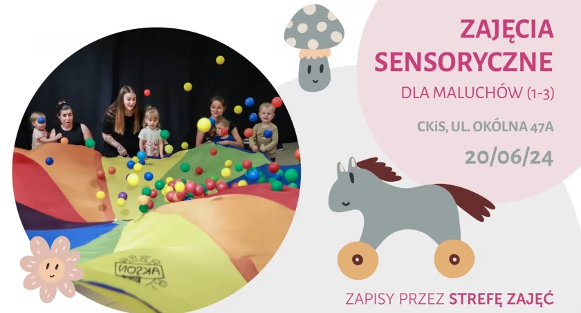 Zajęcia sensoryczne dla maluchów w Centrum Kultury i Sztuki w Koninie 