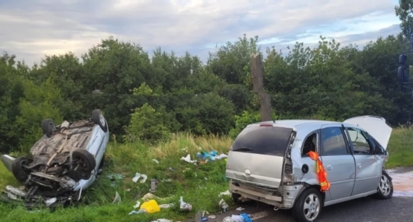 Wypadek w miejscowości Kościelec