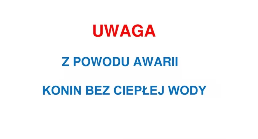 Konin bez ciepłej wody