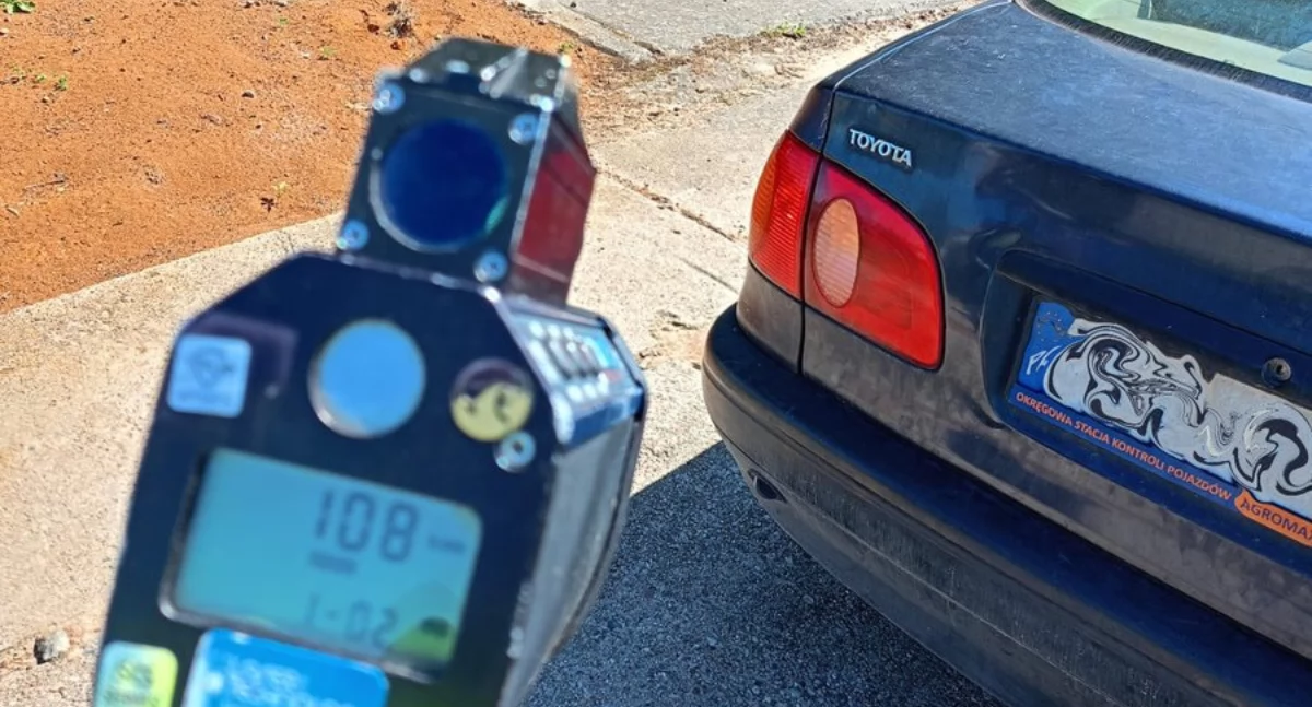 36-latek przekroczył prędkość w terenie zabudowanym o 58 km/h