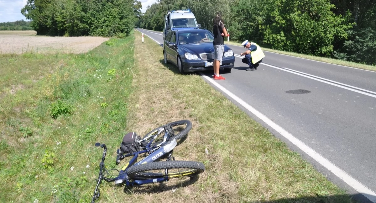 Pięć zdarzeń z udziałem pieszych i rowerzystów w weekend