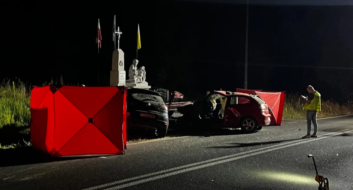 Tragiczny wypadek w miejscowości Kiszewy - nie żyją 2 kobiety