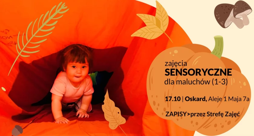 Październikowe zajęcia sensoryczne dla maluchów 