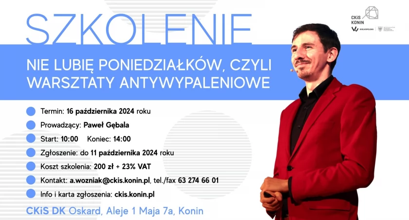 Nie lubię poniedziałków, czyli warsztaty antywypaleniowe