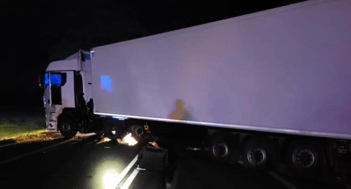 Wypadek w DK nr 92 w Krzykosach