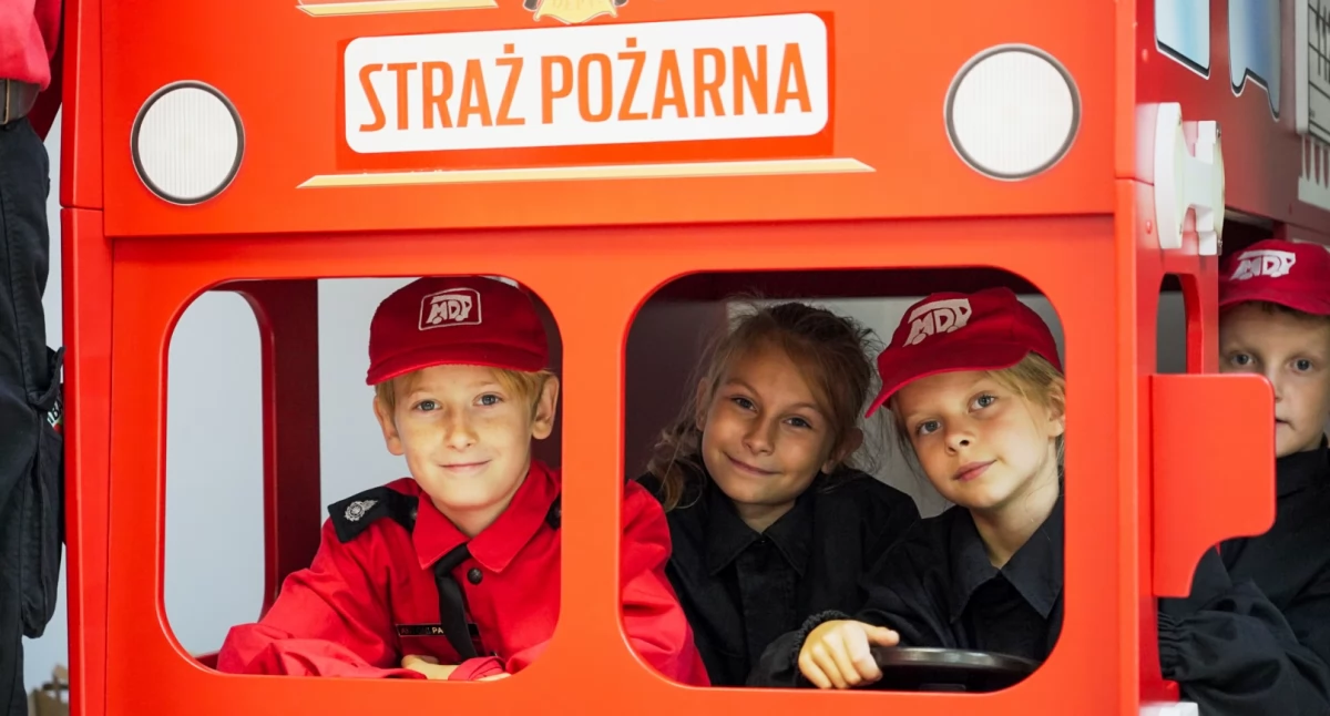 Uroczyste otwarcie sali edukacyjnej OGNIK u konińskich strażaków