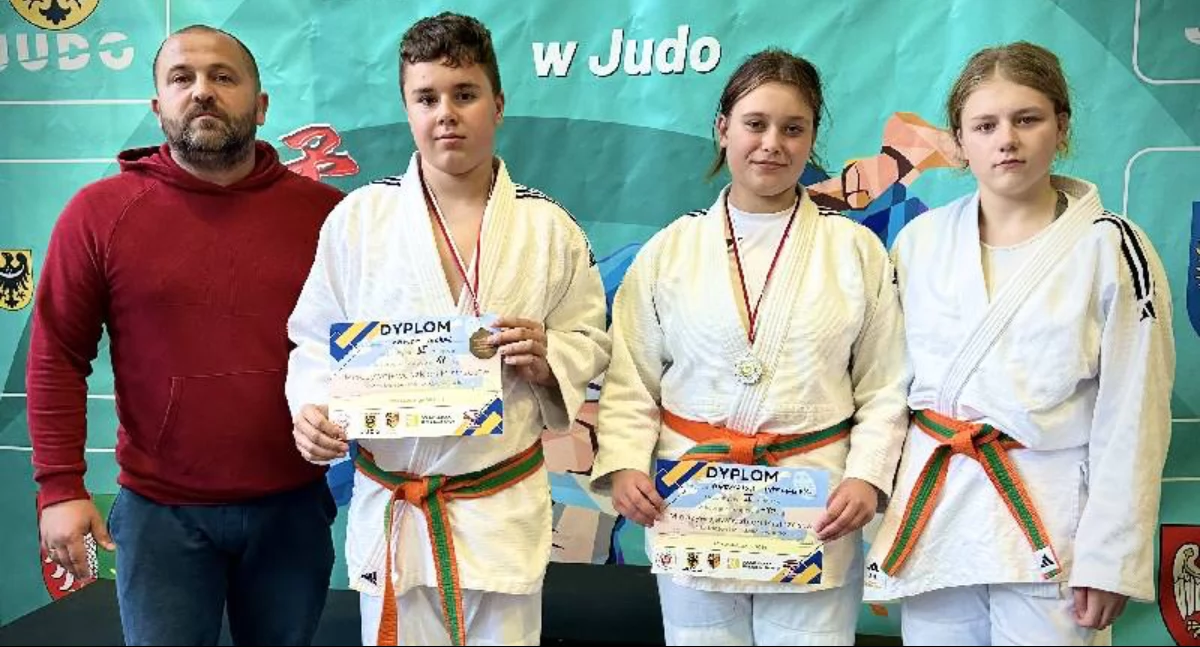 Zawodnicy UKS Judo z Tuliszkowa na Międzywojewódzkich Mistrzostwach Młodzików w Żórawinie
