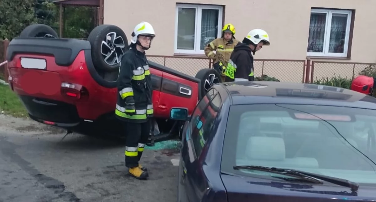 Wypadek  w miejscowości Tarnówka