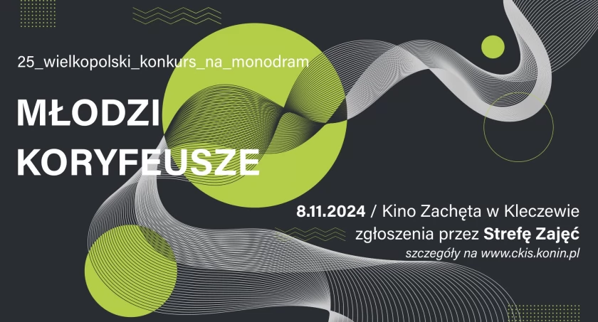 Młodzi aktorzy poszukiwani! Zgłoś się na 25. Wielkopolski Konkurs na Monodram Młodzi Koryfeusze 