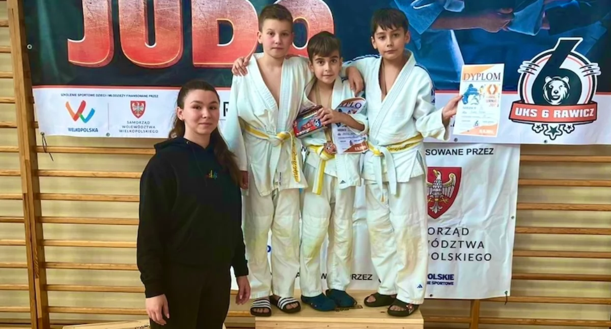 Młodzi zawodnicy na XX Rawickim Turnieju Judo