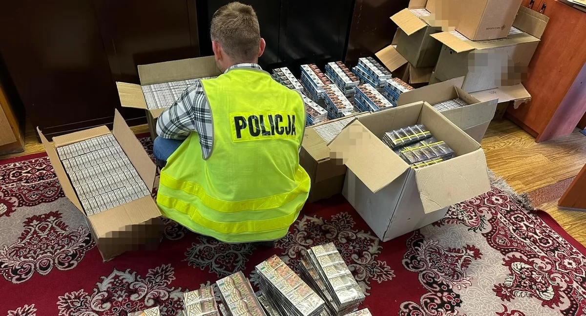64-latek wpadł z nielegalnymi papierosami