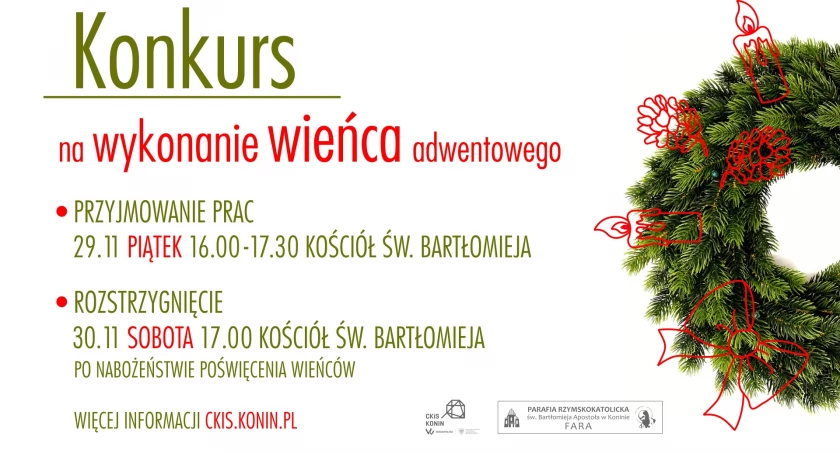 Weź udział w konkursie i wygraj nagrody! Konkurs na Wykonanie Wieńca Adwentowego